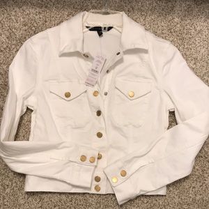 White denim jacket